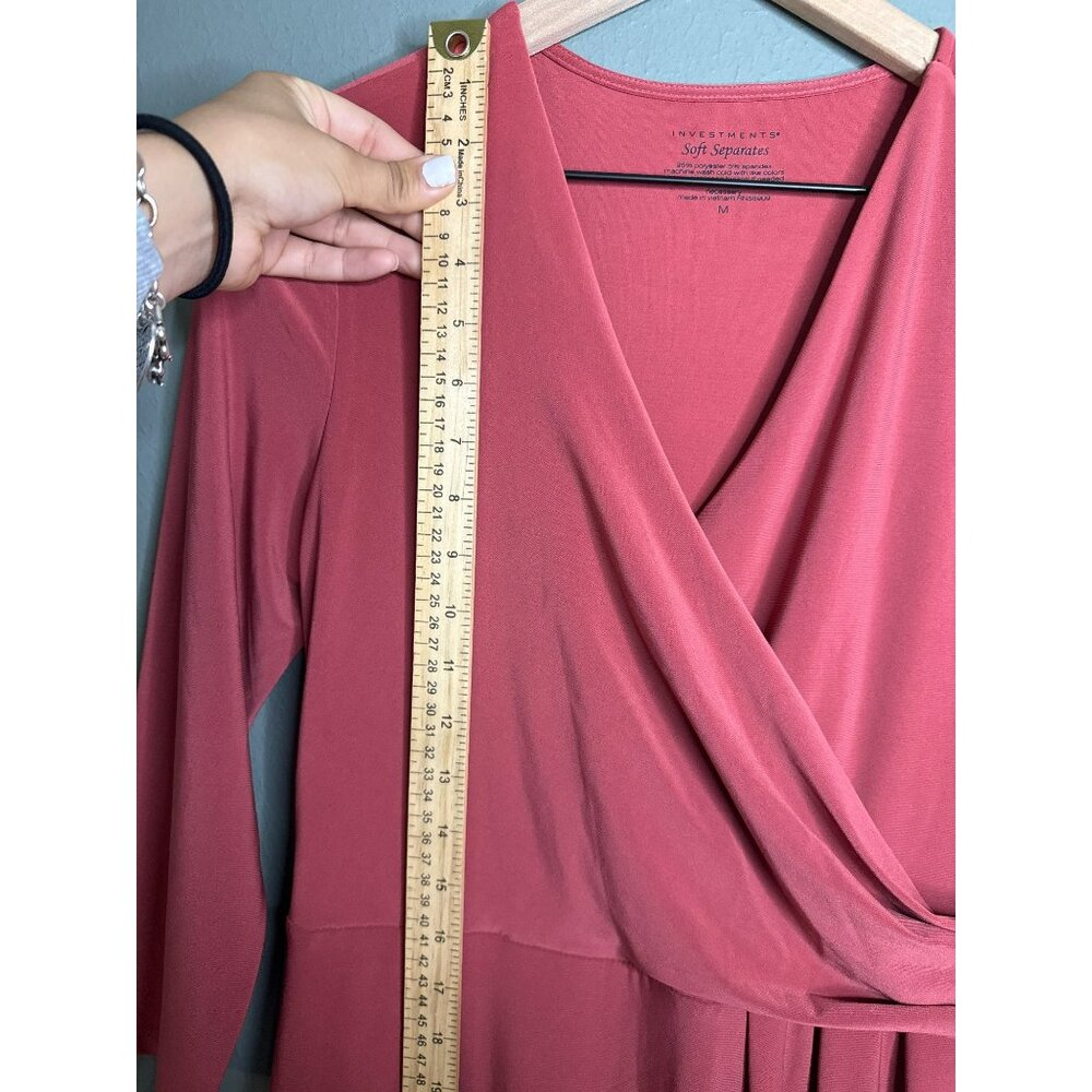 Investments Soft Separates Medium Wrap Midi Dress - Picture 5 of 8